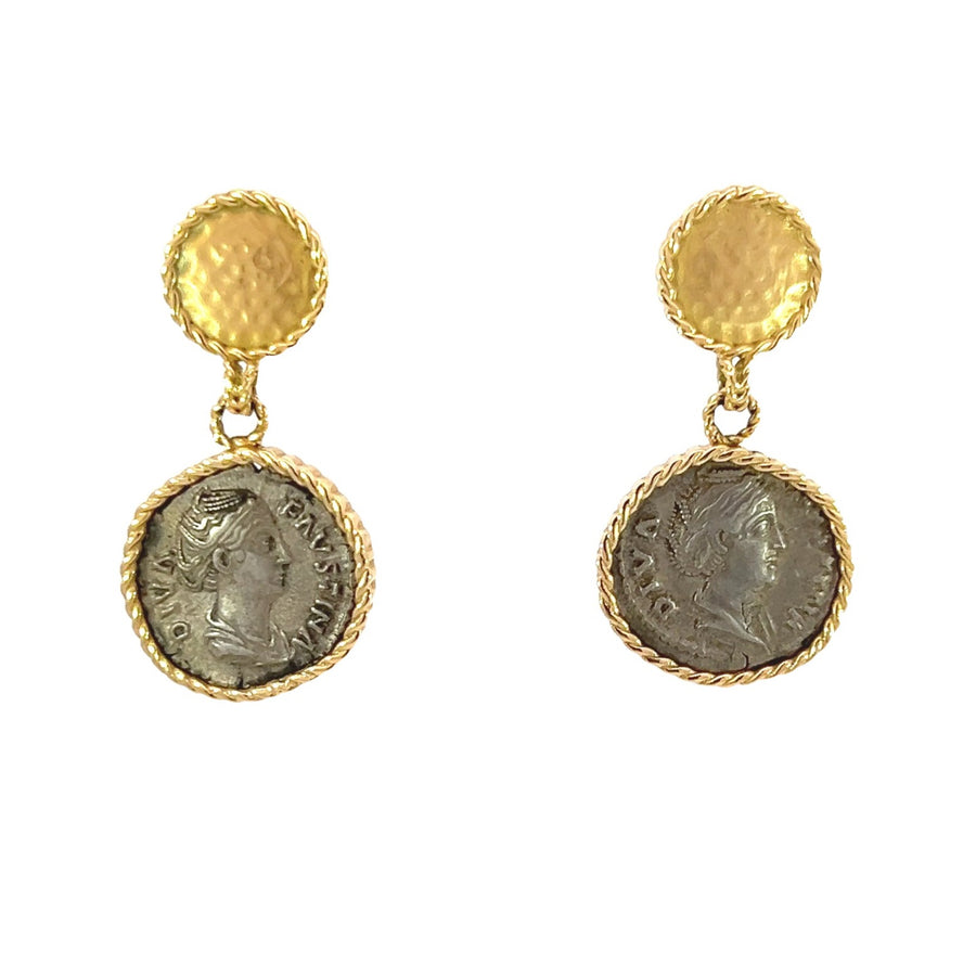 Diva Faustina Gold Earrings