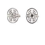 Silver Zamani Logo Cufflinks