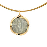 Epiphanes Infinity Pendant & Gold Cable Necklace