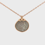 Dionysus and Heracles Rose Gold Choker Necklace